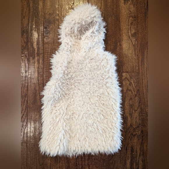 Limeapple Sherpa Vest, cream girls Size 6 - Picture 4 of 8